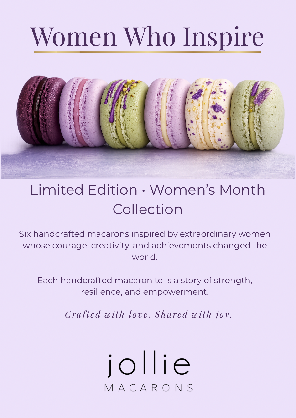 The Violet Collection Macarons